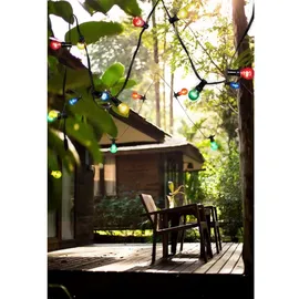 GLOBO LED-Lichterkette Kunststoff 750x6x14,6 cm Schwarz