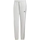 adidas Essentials 3-Stripes French Terry Cuffed Jogginghose Medium Grey Heather/Black XXS