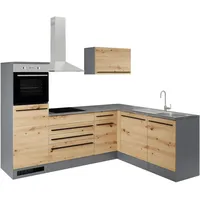 BASIC by Balculina Winkelküche Jazz L-Form 260 cm beige
