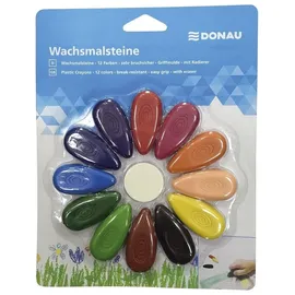 Donau Elektronik DONAU Wachsmalsteine farbsortiert, 12 St.