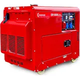 DEKO VERTRIEB BAYERN Premium Diesel Stromerzeuger 10kW+Batterie E-Start Generator 296ccm 2x220V-1x380