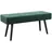 Homcom Sitzbank Bettbank Samt Grün 100 x 36 x 45 cm
