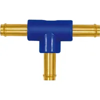 Riegler T-Schlauchverbindungsstutzen, für Schlauch LW 6 mm, Messing/POM