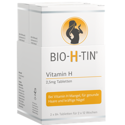 Bio-H-Tin Vitamin H 2,5 mg für 2×12 Wochen Tabl. 2X84 St