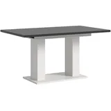inn.furn Home-X 150 - 190 x 76 cm grau/weiß