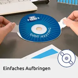 Avery Zweckform CD/DVD-Etiketten L7760-25 Weiß 117 mm 25 Blatt 50 St.