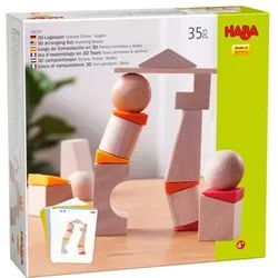 HABA 306793 3D-Legespiel Schiefe Türme - Kugeln