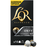 100 L'Or Onyx Blend Kaffeekapseln aus Aluminium, Nespresso-kompatibel L'OR 12