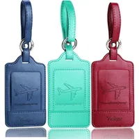 Luxuskollektion 3er Set Kofferanhänger PU Leder - Datenschutz -