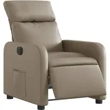 vidaXL Relaxsessel 89,5 x 95,5 x 0 cm Cappuccino-Braun elektrisch
