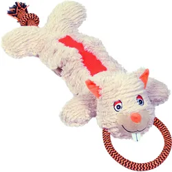 NOBBY Plüsch Nager "Stretch" mit Seil 59 cm