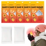 Handwärmer,5 Paar Wärmepads Hände,Fingerwärmer,Taschenwärmer Wärmepads,8 Stunden Warme Hände,Handwärmer Handschuhe Durch Luftaktiviert,Ideal für Outdoor-Aktivitäten & Handschuhwärmer