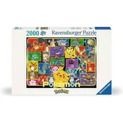 RAVENSBURGER 12001130 Puzzle 2000 Teile Leuchtende Pokémon