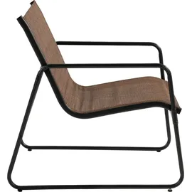 HP Schou A/S Gartenlounge 4-teilig THEODOR, Anthrazit Braun - Metallgestell - Textilen