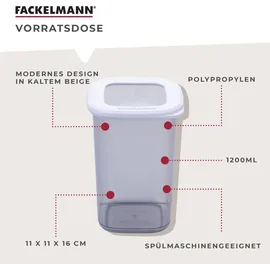 Fackelmann Vorratsdose eckig 1200 ml 3 St.