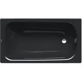 Kaldewei SANIFORM PLUS Badewanne 111534013701 140x70cm, Vollantislip Perl-Effekt, schwarz