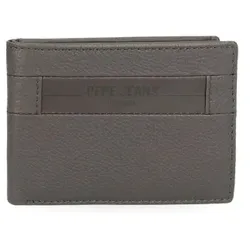 Pepe Jeans Unisex. 7883134 Checkbox Leder Brieftasche Grau (OSFA), Lässig