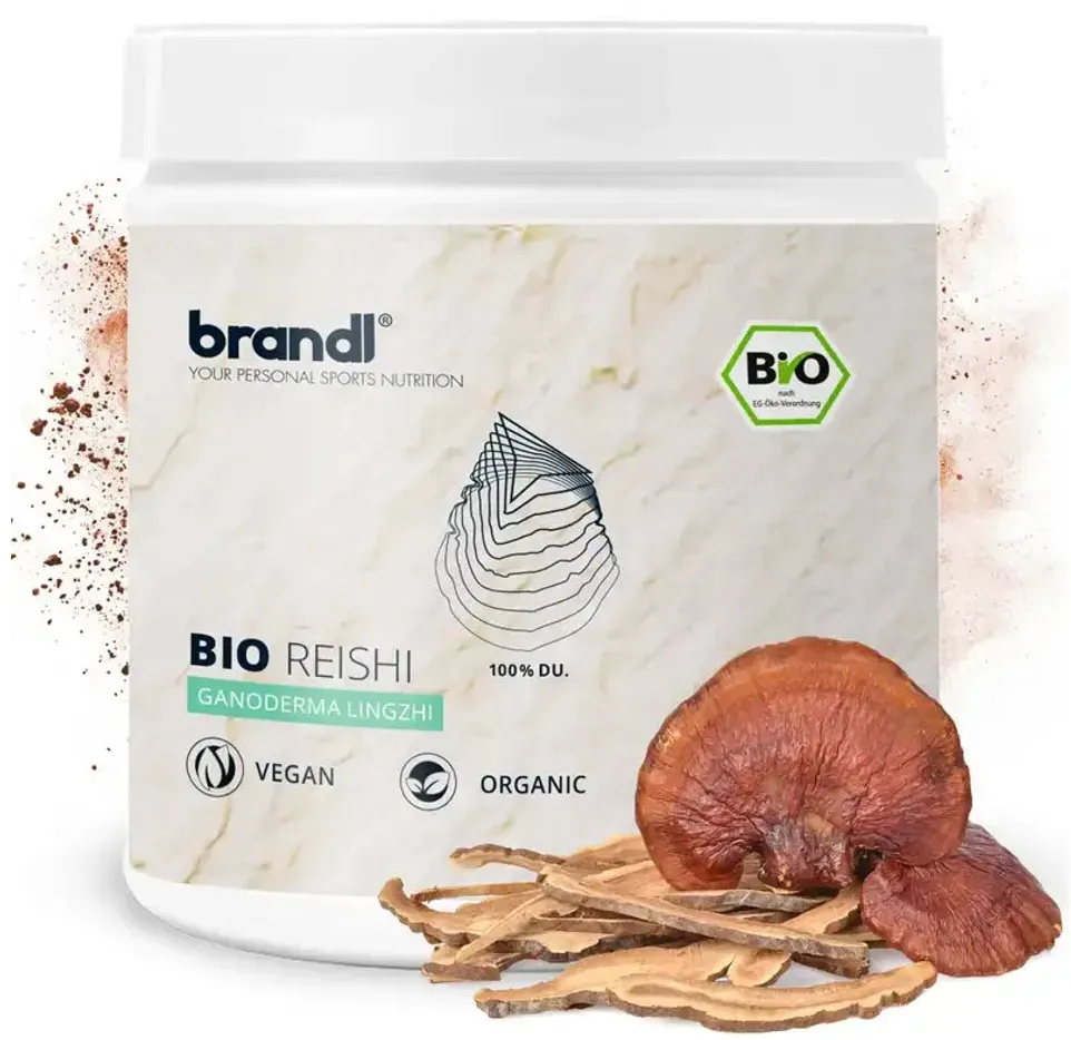 brandl® Bio Reishi Pilz Kapseln hochdosiert | Premium extern laborgeprüft | Vitalpilz mush room 120 St