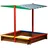 Dobar Sandkasten XL mit Dach (94355FSC)