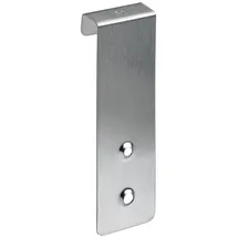 Hettich Garderobenhaken Erweiterung zur Türhängegarderobe 4,0 x 13,3 x 1,8 cm Silber