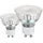 EGLO 110141 LED Spots, Reflektorlampe je 3 Watt (entspricht 24 Watt), 240 Lumen, Leuchtmittel warmweiß, 3000 K, Glühbirne Ø 5 cm
