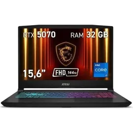 MSI Katana 15 HX B14WGK-086XES Intel Core i7-14650HX 32 GB RAM 1 TB SSD RTX 5070 FreeDOS