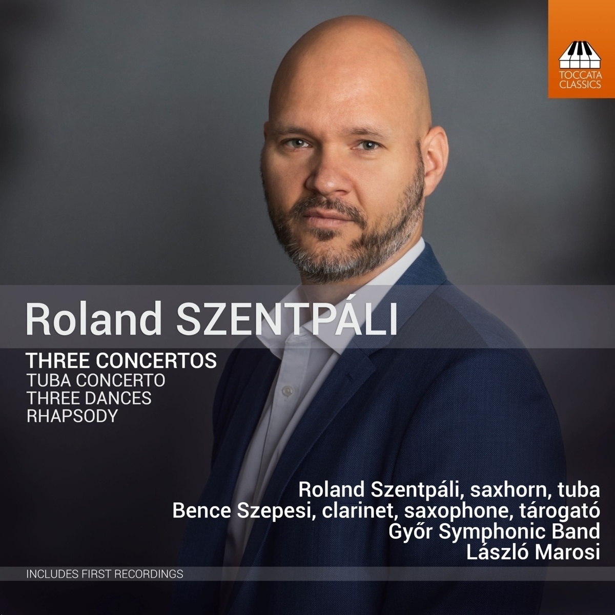 Drei Konzerte - Szentpali  Szepesi  Marosi  Gyor Symphonic Band. (CD)