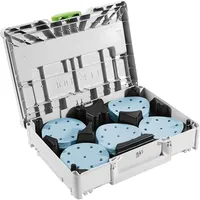 Festool Schleifmittel-Systainer3 SYS-STF D125 GR-Set Granat