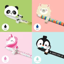 Legami - 15er Set Gel-Radierstifte, Erasable Pen, Stifte mit radierbarer Tinte, Gelschreiber Radierbar ohne Blatt zu verbrauchen, 0,7 mm Spitze, ve...