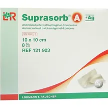Lohmann & Rauscher Suprasorb A+ag Antimik.cal.alginat Kompresse (n) 10 x 10 cm