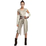 Star Wars Rubie's Rey-Kostüm für Damen, Deluxe-Rey-Kostüm, Größe L, Brustumfang 101,6–106,7 cm, Taille 88,9–96,5 cm, Schrittlänge 76,2 cm - M