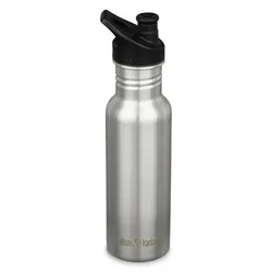 Klean Kanteen 532ml Classic Narrow Sport Cap - brushed stainless