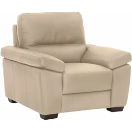 Calia Italia Sessel Gaia Leder 100 x 92 x 94 cm beige
