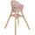 KIKKABOO Woody Pink inkl. Fußstütze/Tablett