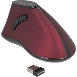 DeLOCK Wireless Ergonomische Vertikale Optische Maus rot/schwarz (12528)