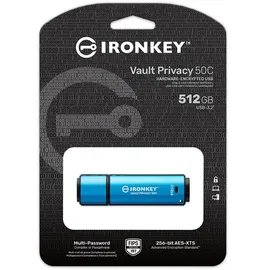 Kingston IronKey Vault Privacy 50C IKVP50C - USB-Flash-Laufwerk