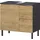 Germania Waschbeckenunterschrank 60 x 56 x 34 cm Grau/Eiche