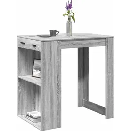 vidaXL Bartisch 102 x 70 x 103,5 cm Grau