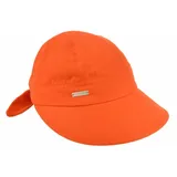 Seeberger Schildkappe aus 100% Baumwolle mit Schleife hinten - orange - Einheitsgröße