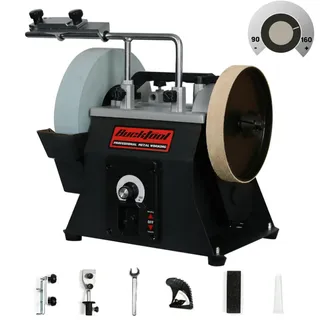 BUCKTOOL 250mm Nassschleifmaschine mit variabler Geschwindigkeit, Nass-Schleifmaschine, SCM8103