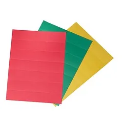 EICHNER Beschriftungsschilder Flexo-Board farbsortiert für Flexo-Board Planungstafeln