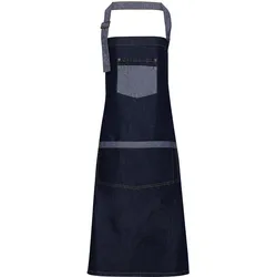 Premier Workwear  Denim Latzschürze Domain in Blau, Gr. One Size