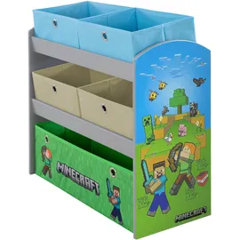 Phoenix Kinderregal Minecraft 60 x 63,5 x 30 cm MDF mehrfarbig