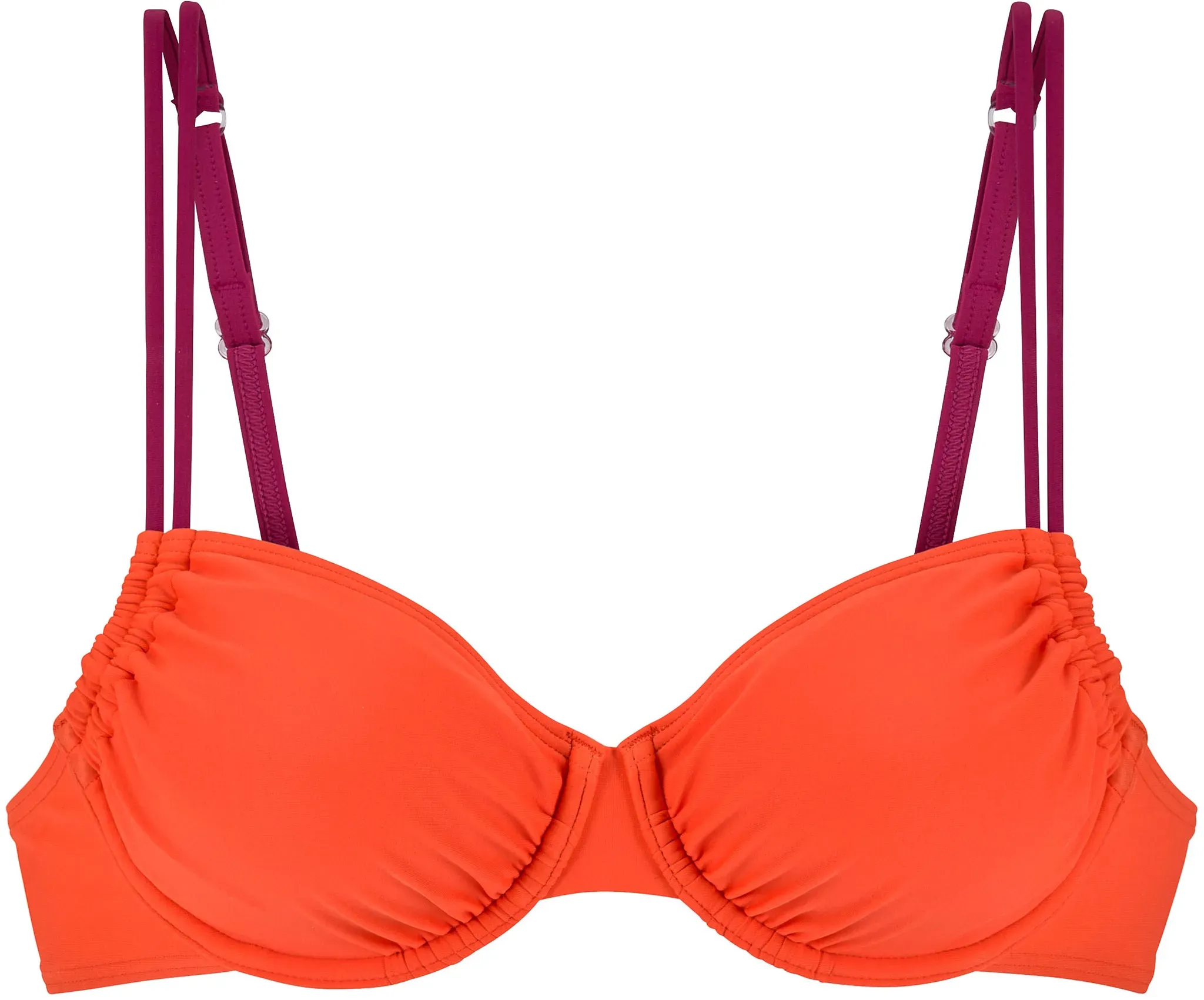 s.Oliver Bügel-Bikini-Top »Yella«, mit kontrastfarbenen Details s.Oliver orange 38