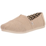 TOMS Herren Alpargata Heritage Canvas Flacher Slipper, Natürlich, ungefärbt, 44 EU