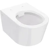 Lenz Melva Wand-WC mit WC-Sitz Weiß spülrandlos