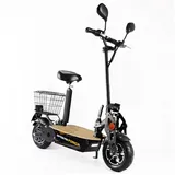 FORCA E-Scooter Captain Pro 2000W - 12AHBlei Gel Akku, 50,00 km/h, (Set, Captain Pro 2000W 50km/h 12AH BleiGelAkku), mit Straßenzulassung