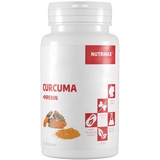 Nutrinax Curcuma - 360 Kapseln Kurkuma + Piperin Curcumin Kapseln 1000mg pro Tag