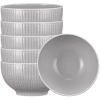 SELTMANN WEIDEN Café au lait Schalen 0,5 l Silbergrau 6 St.