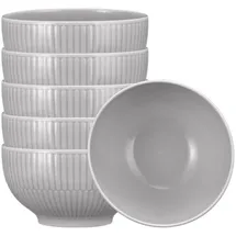 SELTMANN WEIDEN Café au lait Schalen 0,5 l Silbergrau 6 St.